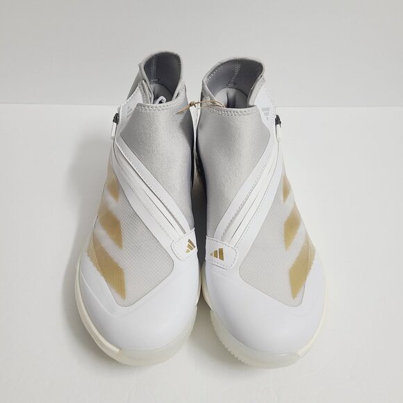 NEW Adidas Adizero Impact+ Turf Baseball Shoes IF8497 Size 12 Cloud White Gold main image 7